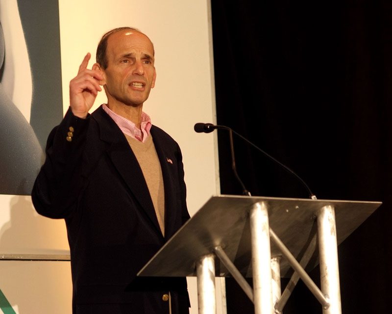John Baldacci, former Maine Governor and U.S. Congressman, speaking to the group about 