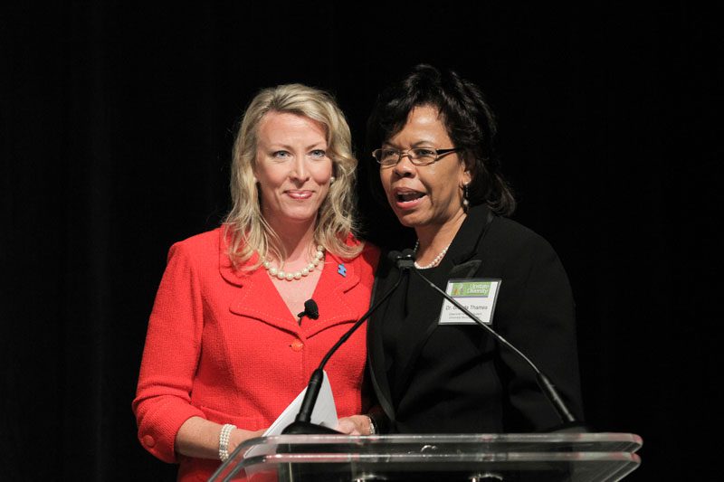 Lorri Unumb and Brenda Thames