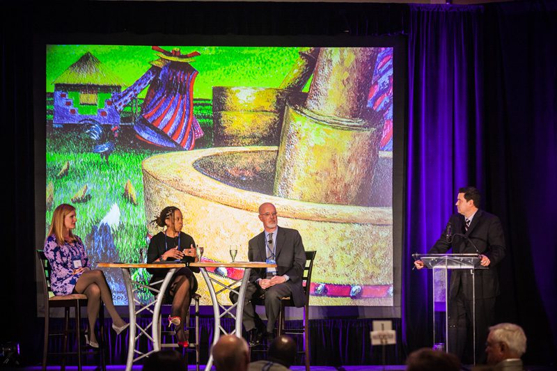 (l-r) Cate Ryba, Kerri Forrest, Ken May and Mark Quinn