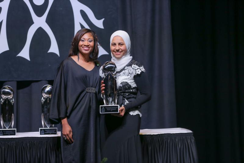 Nika White and Roann Abdeladl