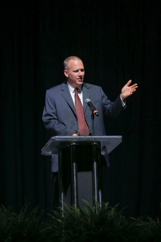 Jacob Ehrmann speaking about his father's legacy