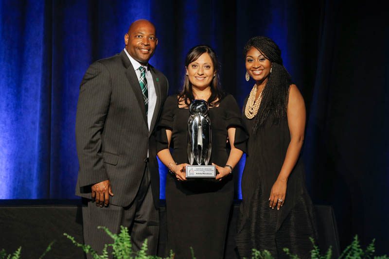 (l-r) Bruce Benson, Adela Mendoza and Nika White