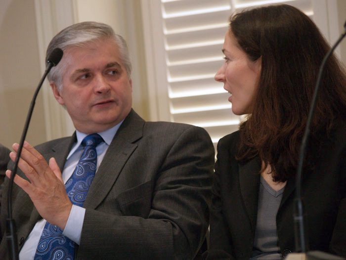 Prime Minister Cimoszewicz & Suzanne Innes-Stubb