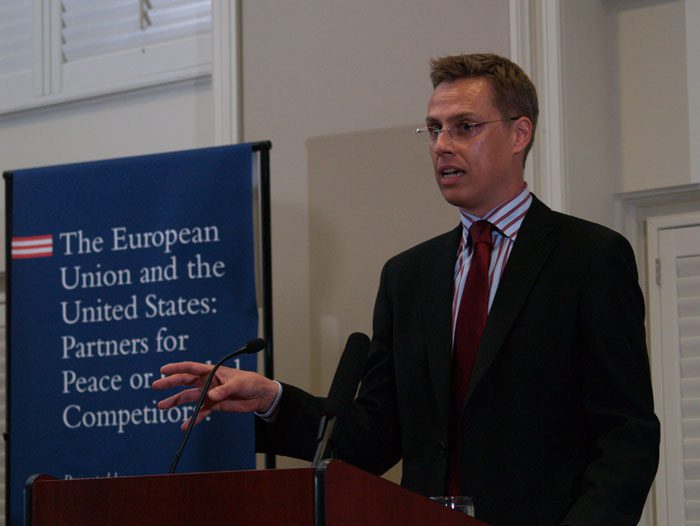 Alexander Stubb, Member, European Parliament, Finland & Furman alumnus '93
