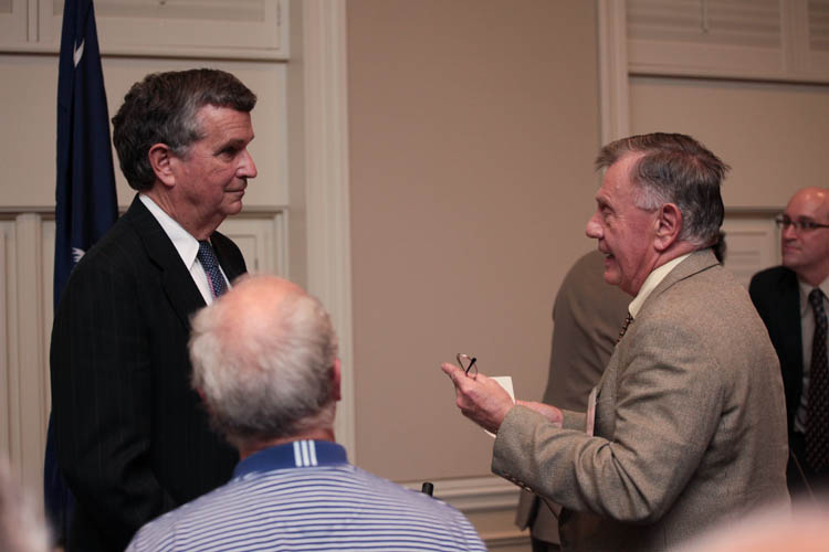 Hodding Carter with Don Aiesi