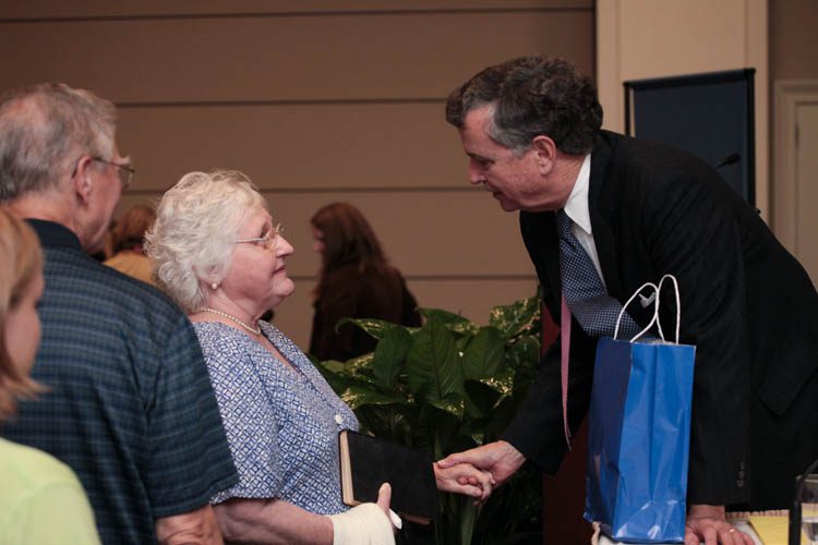 Hodding Carter with guests