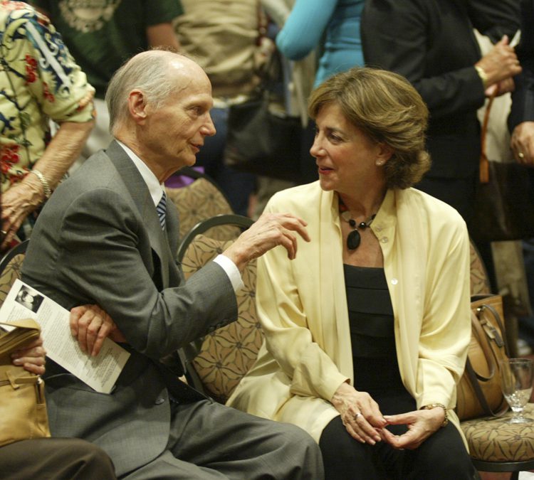 Secretary Riley and Marjorie Margolies