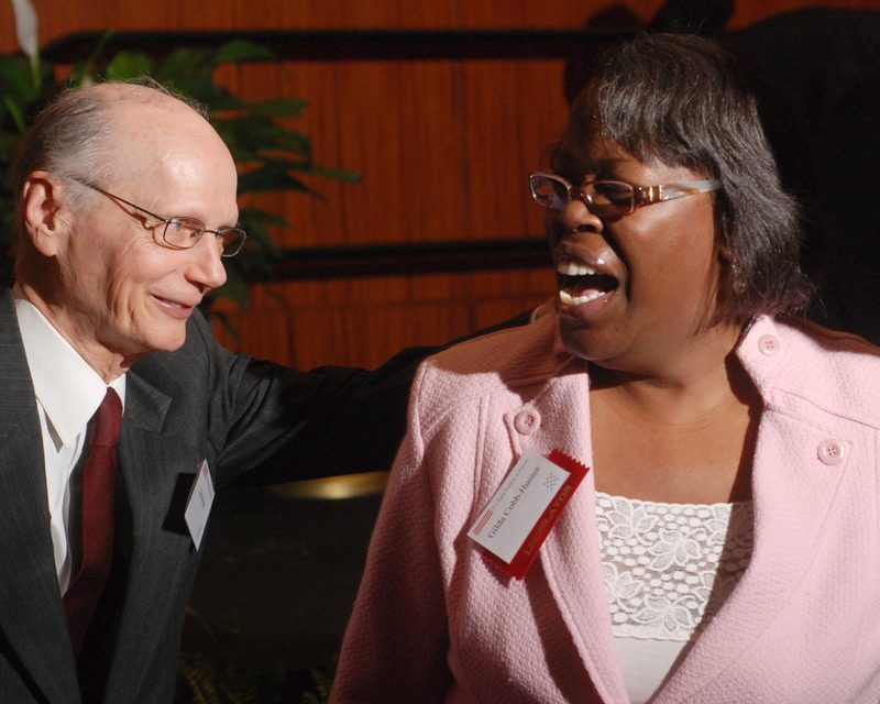 Secretary Riley and Gilda Cobb-Hunter
