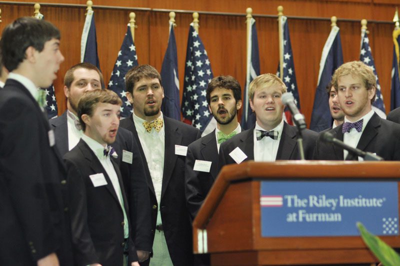 The Bell Tower Boys singing 
