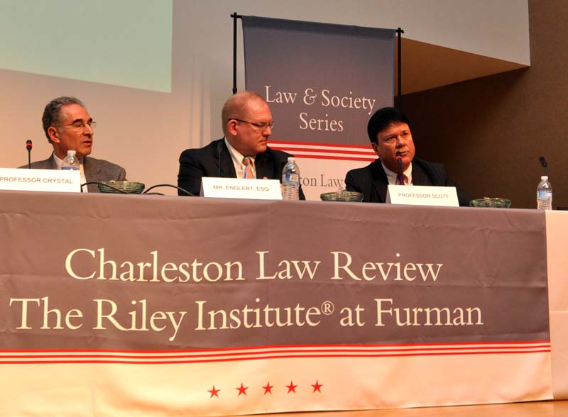 Panel Three: Professional Responsibility and the Case for Actual Innocence: (l-r) Professor Nathan Crystal, Roy Englert, Esq. and Thomas Scott, Esq.