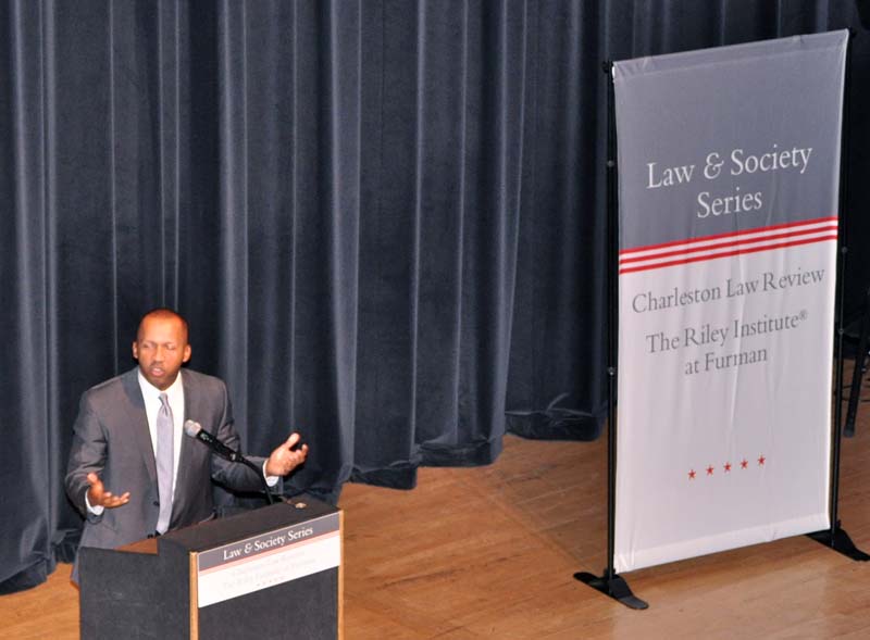 The keynote speaker Bryan Stevenson, executive director, Equal Justice Initiative and professor at New York University School of Law
