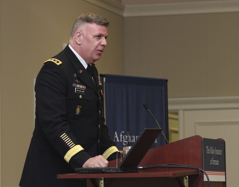Lieutenant General John F. Mulholland, Jr., a 1978 Furman graduate who serves as commander of the U.S. Army Special Forces