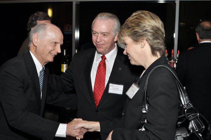 (l-r) Governor Riley, Keith and Heidie Miller