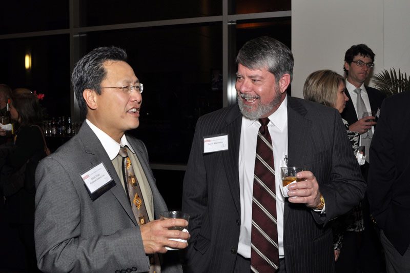 (l-r) Minh Tran and Steve Abernathy