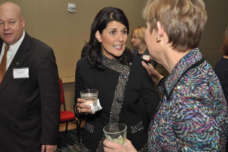 Governor Haley and Minor Mickel Shaw