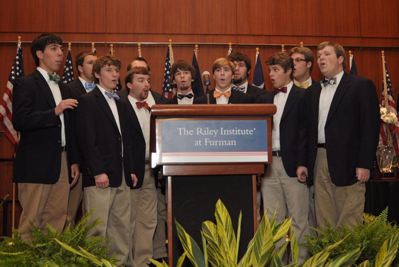 The Bell Tower Boys singing 
