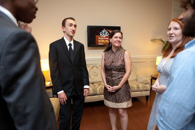 (l-r): Levan Khulordava, Deborah Horan, Elizabeth Cook