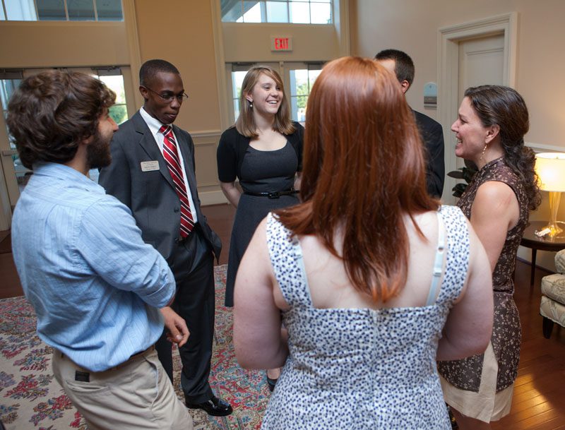 (l-r) Ahmad Dbouk , Keith Early, Celeste Peay, Levan Khulordava, Deborah Horan, Elizabeth Cook