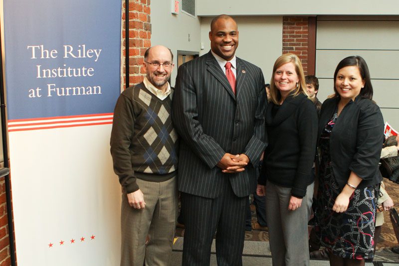 (l-r) Glen Halva-Neubauer, Anton Gunn, Kristy Maher and Jessica Hennessey