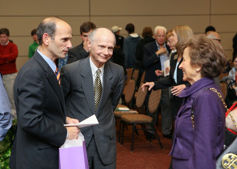 (l-r) Governor Baldacci, Secretary Riley and Betty Farr
