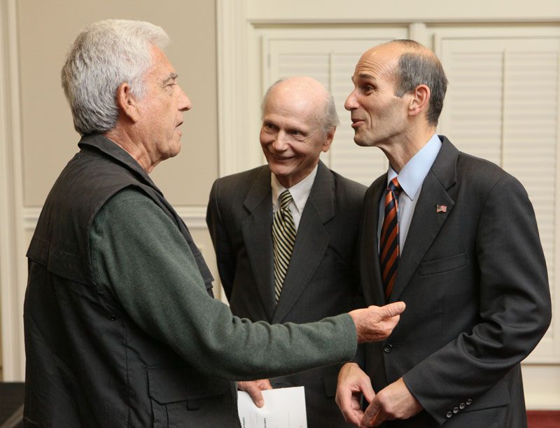 Governor Baldacci enjoyed meeting community members
