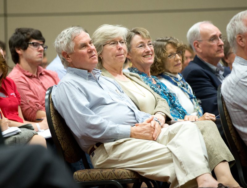 Community members, students and faculty attended this event