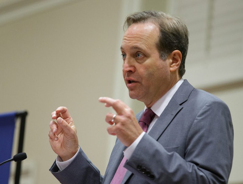Jeffrey Brown responding to questions