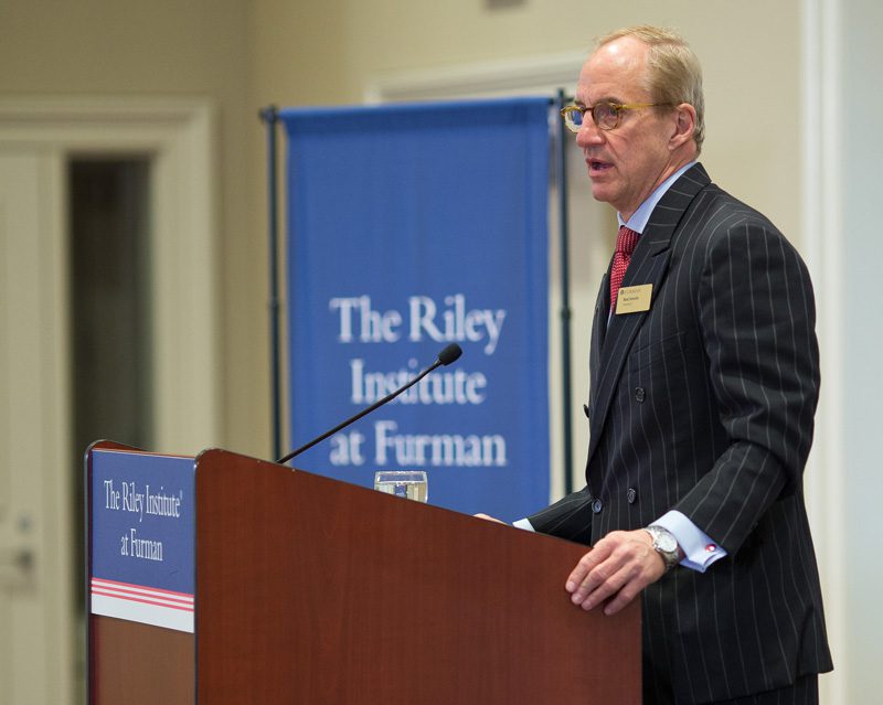 Rod Smolla introducing Dana Chipman