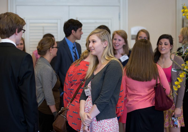 Many Hollingsworth and Townes students took advantage of this opportunity to meet Ambassador Sanders