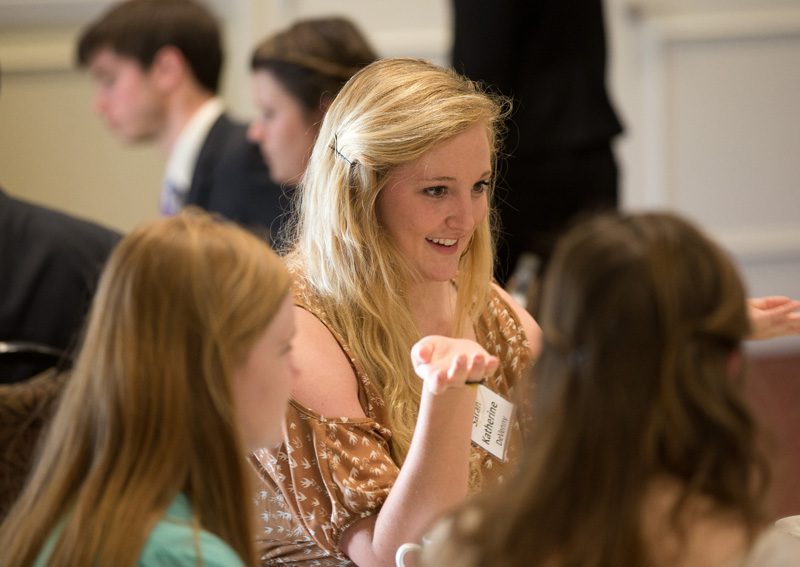 Sarah Katherine DeVenney at the dinner