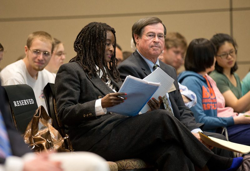 Ambassador Sanders and Don Gordon, Executive Director of the Riley Institute