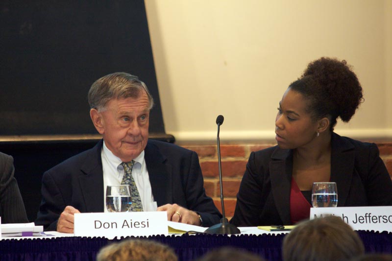 (l-r) Don Aiesi and Meliah Jefferson, former clerk for SC Supreme Court