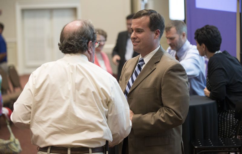 John Ropp continuing the conversation with a guest