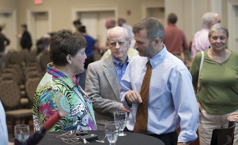 Armin Meyer with guests