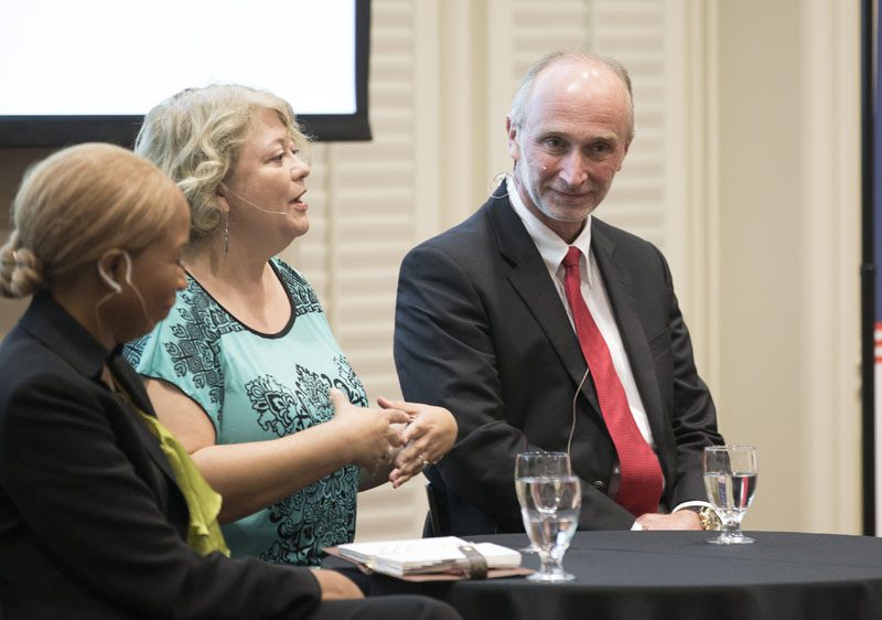 Shelli Quenga (center), Director of Programs, Palmetto Project