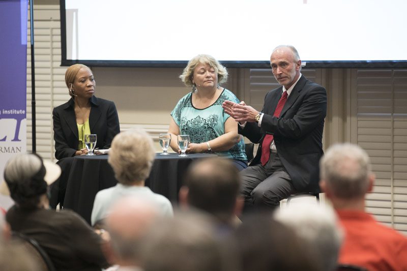(l-r) Pamela Roshell, Shelli Quenga and Angelo Sinopoli