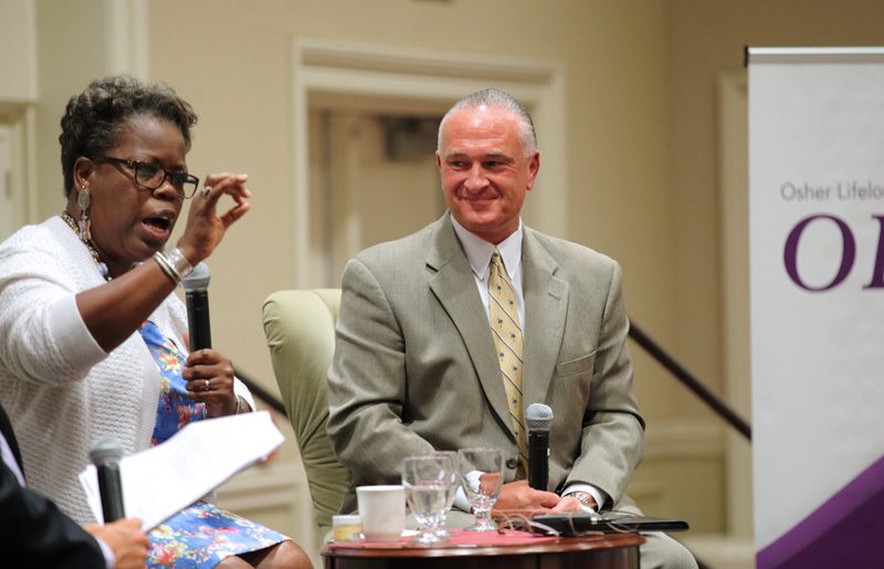 (l-r) Gilda Cobb-Hunter and Kenneth Bingham