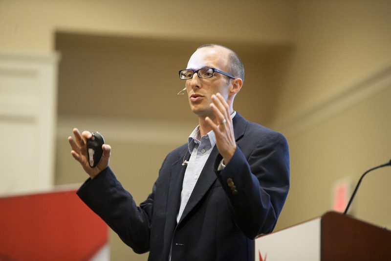 His presentation covers the issue of 