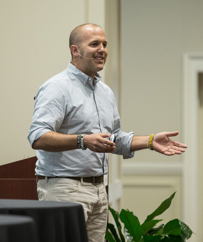Curt McPhail, Project Manager for the Northside Development Group, presenting an overview of Spartanburg’s transformative Northside Initiative
