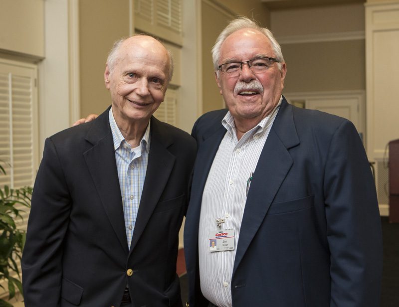 Secretary Riley with Jim Sinegal