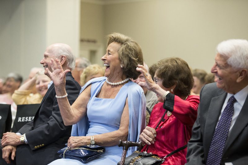 Secretary Riley, Betty Farr, and Nick Theodore and his wife