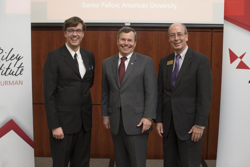 Dr. Brandon Inabinet, Dr. Musil, & Dean Beckford