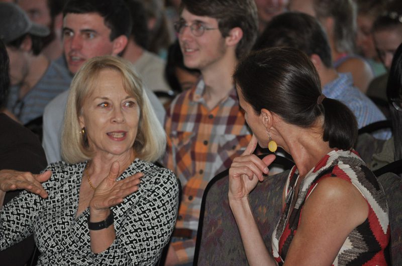 Victoria Middleton, Executive Director, ACLU of South Carolina, and Jacki Martin, Director of Operations at the Riley Institute