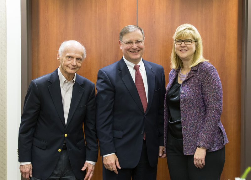(l-r) Secretary Riley, Chuck Rosenberg and President Davis