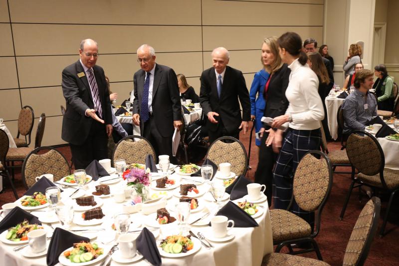 Hollingsworth/Townes scholars dinner with Peter Hart