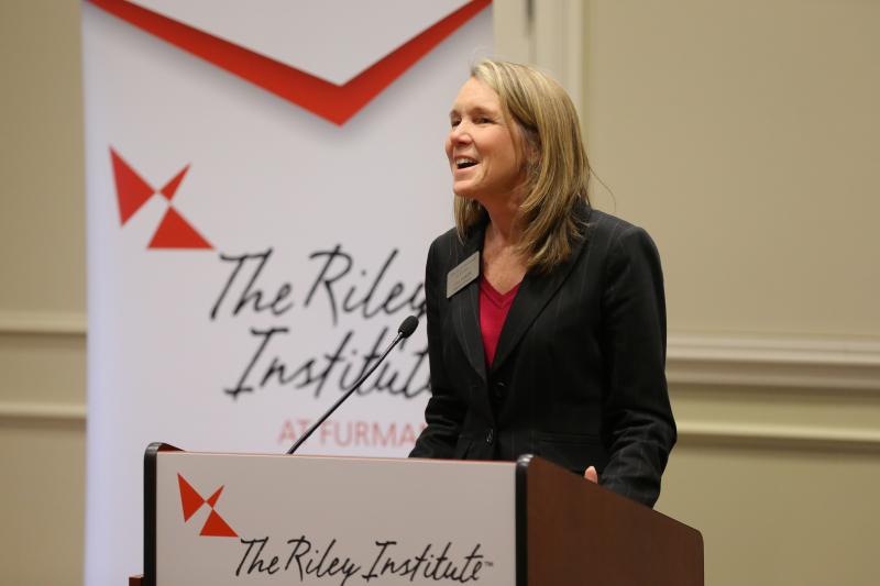 Jill Fuson speaks, Hollingsworth/Townes Scholars' dinner