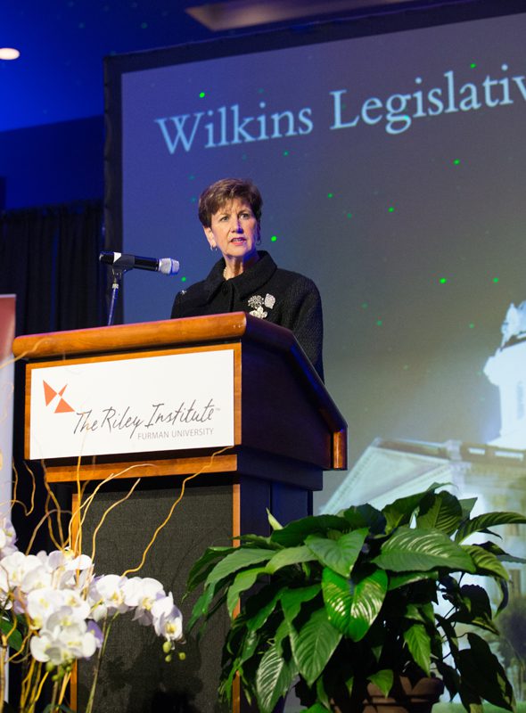 Paula Harper Bethea presenting the awards