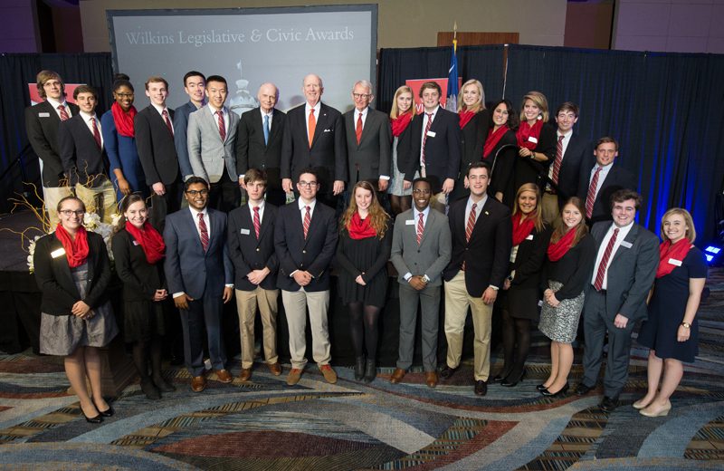 The Riley Institute Advance Team with Joe Riley, Dick Riley and David Wilkins