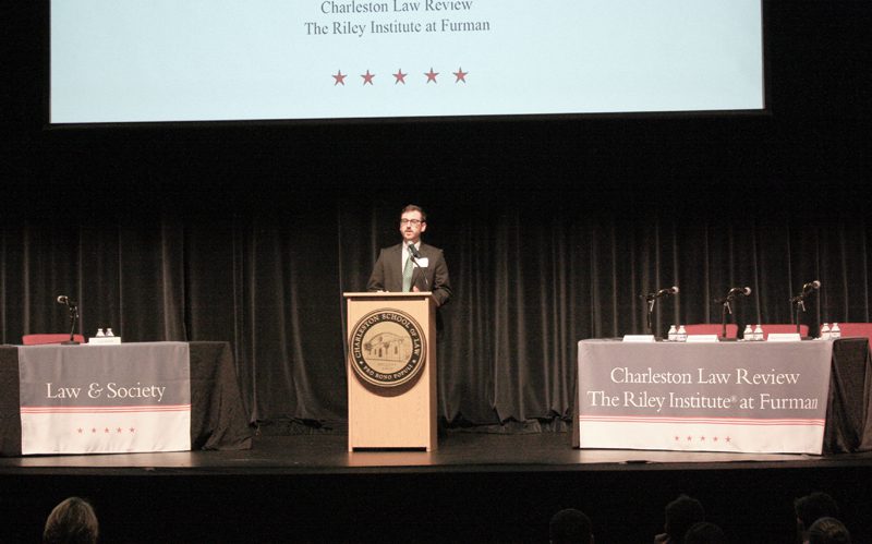 Introduction and welcome by Roger (Hank) Young, Editor in Chief, Charleston Law Review