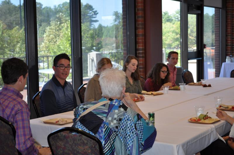 The students posed thought-provoking questions